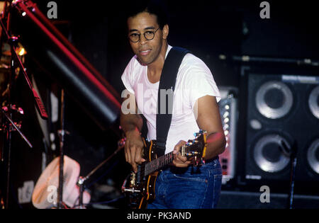 Animal Logic (Stanley Clarke) sur 29.05.1989 à München / Munich. Dans le monde d'utilisation | Banque D'Images