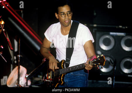 Animal Logic (Stanley Clarke) sur 29.05.1989 à München / Munich. Dans le monde d'utilisation | Banque D'Images