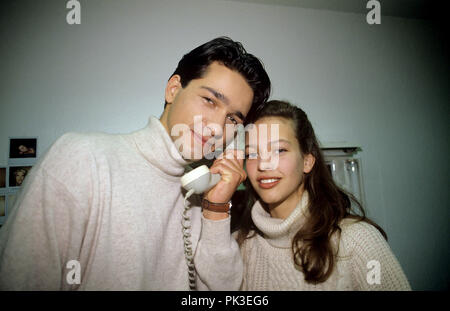 Andreas Elsholz, Sandra Keller sur 28.01.1993 à Berlin. Dans le monde d'utilisation | Banque D'Images