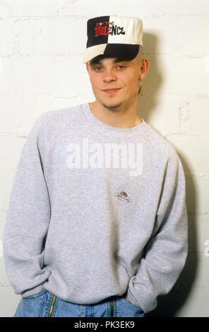 East 17 (Brian Harvey) le 26.06.1993 à Schwenningen. Dans le monde d'utilisation | Banque D'Images