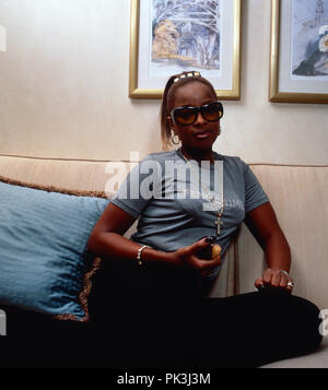 Mary J. Blige, amerikanische Sängerin und R&B, Songwriterin Deutschland 2002. American RnB singer song writer et Mary J. Blige, Allemagne 2002. Dans le monde d'utilisation | Banque D'Images