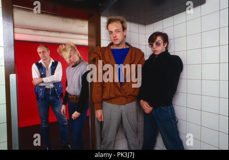 'A Flock of Seagulls', britische New Wave, en France, 1983. La nouvelle vague bande 'A Flock of Seagulls" en Allemagne, 1983 | dans le monde entier Banque D'Images