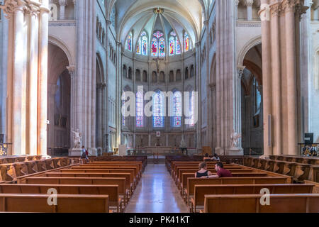 Innenraum der Kathedrale von Lyon, Auvergne-Rhone-Alpes, Frankreich | intérieur de la cathédrale de Lyon, Lyon, Auvergne-Rhone-Alpes, France Banque D'Images