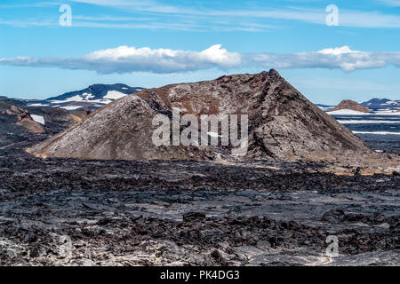 Les champs de lave Krafla - Islande Banque D'Images