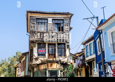 BURSA, TURQUIE - 01 septembre 2018 : : Tirilye est historique village de Mudanya, Bursa. Banque D'Images