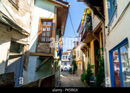 BURSA, TURQUIE - 01 septembre 2018 : : Tirilye est historique village de Mudanya, Bursa. Banque D'Images