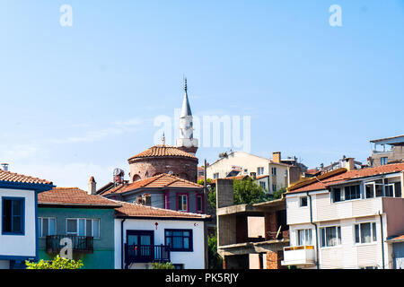 BURSA, TURQUIE - 01 septembre 2018 : : Tirilye est historique village de Mudanya, Bursa. Banque D'Images