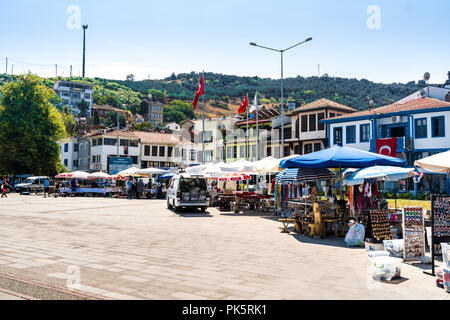 BURSA, TURQUIE - 01 septembre 2018 : : Tirilye est historique village de Mudanya, Bursa. Banque D'Images