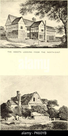 'Lesnes Abbey dans la paroisse de Erith, Kent ; étant le rapport complet de l'enquête, architectural et historique, menée par le Comité d'entreprise de la Société des antiquaires de Woolwich, pendant les années 1909-1913" (1915) Banque D'Images