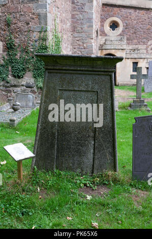 Tombe de l'ancien esclave Morjan Rasselas, Notre Dame et Saint Nicholas churchyard, Wanlip, Leicestershire, England, UK Banque D'Images