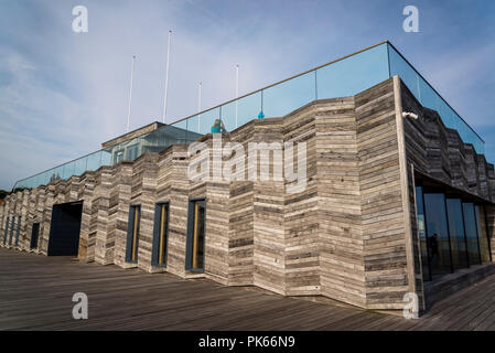 Rénovation Hastings Pier a ouvert ses portes en 2016, Hastings, East Sussex, England, UK Banque D'Images