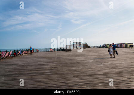 Rénovation Hastings Pier a ouvert ses portes en 2016, Hastings, East Sussex, England, UK Banque D'Images