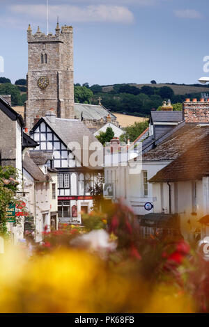 L'église St Andrews Moretonhampstead Teignbridge Devon, Angleterre Banque D'Images