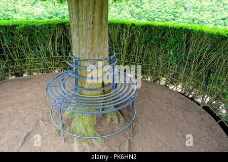 - Banc de jardin - Packwood House if - Warwickshire, Angleterre - Banque D'Images