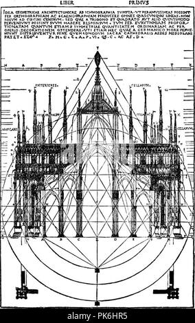 Beltrami - per la Facciata del Duomo di Milano-0020. Banque D'Images