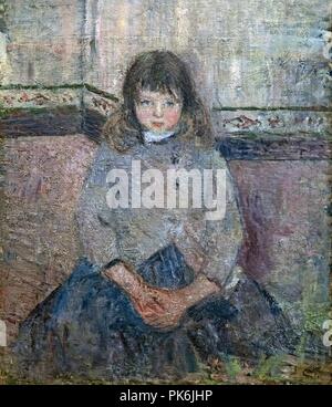 Fondation Bemberg Toulouse - Portrait de Felix en jupe - Camille Pissarro 1883 Inv.2079. Banque D'Images