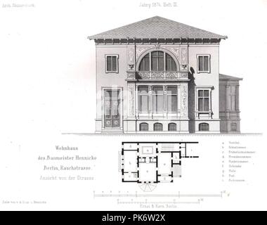 Villa Berlin Hennicke comme 2. Banque D'Images