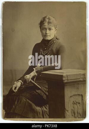 Bertha Wegmann par Georg E. Hansen. Banque D'Images