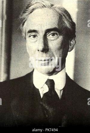 Bertrand Russell en 1924. Banque D'Images