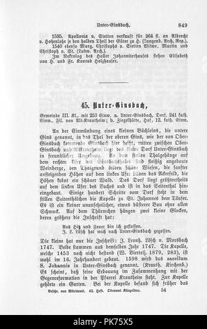 Beschreibung des Oberamts Kuenzelsau II 849. Banque D'Images