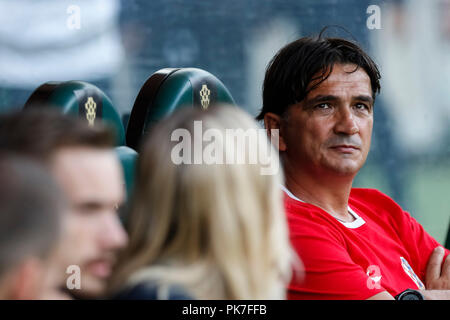 Elche, Espagne. Septembre 11, 2018. L'entraîneur-chef de la Croatie Zlatko Dalic (CRO) avant de l'UEFA Ligue des Nations Unies, Groupe 4, de la Ligue, un match entre l'Espagne et la Croatie à la Martinez Valero Stadium. © ABEL F. ROS/Alamy Live News Banque D'Images