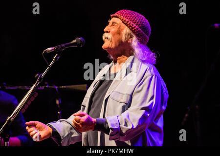 Milan Italie 11 sempteber 2018 David Crosby live au teatro Dal Verme © Roberto Finizio / Alamy Banque D'Images