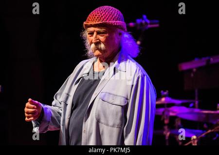 Milan Italie 11 sempteber 2018 David Crosby live au teatro Dal Verme © Roberto Finizio / Alamy Banque D'Images