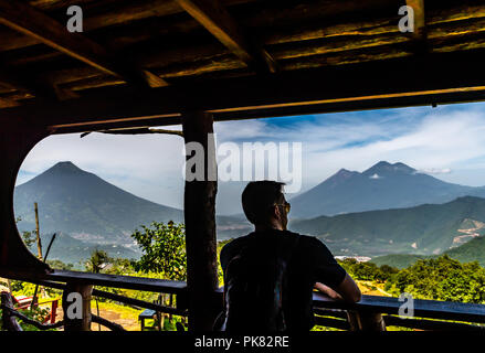 Lookout au Guatemala Banque D'Images