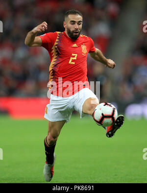 L'Espagne Dani Carvajal Banque D'Images