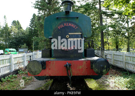 L'ancienne locomotive de la PNE, les Dardanelles 1175 maintenant exposée dans Polkemmet Country Park, près de Whitburn, West Lothian. Banque D'Images