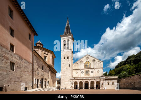 La Cathédrale de Spolète, Ombrie, Italie Banque D'Images