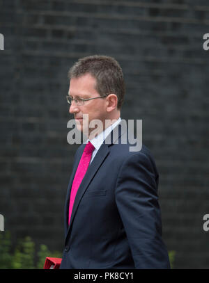Le 11 septembre 2018. Jeremy Wright QC, Secrétaire de la culture, arrive à Downing Street pour réunion hebdomadaire du cabinet. Credit : Malcolm Park/Alamy Banque D'Images