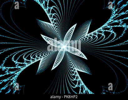 Résumé Les modèles fractal et formes. La texture de la fractale. Les couleurs de la série, la peinture de fantaisie. Se compose d'arrière-plan couleur fractale de texture. Banque D'Images
