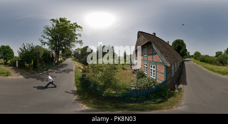 Vue panoramique à 360° de Blockland Wuemme Deich