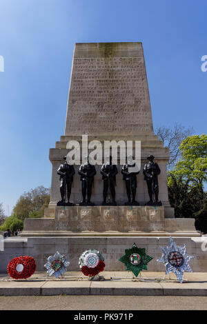 Guards Memorial, le parc de St James, Londres, Angleterre Royaume-Uni UK Banque D'Images