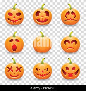 Pour l'Halloween Citrouille recueillir Illustration de Vecteur