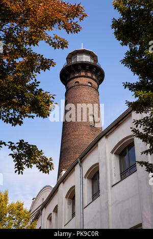 Phare de l'ancienne société Helios dans le quartier Ehrenfeld, Cologne, Allemagne. Leuchtturm der ehemaligen Helios AG im Stadtteil Ehrenfeld, Koeln, De Banque D'Images