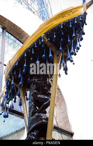 Intérieur de la maison de Dali en espagne Banque D'Images