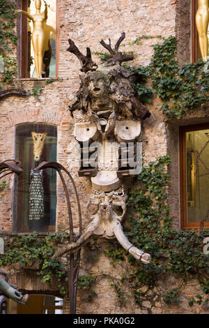 Intérieur de la maison de Dali en espagne Banque D'Images