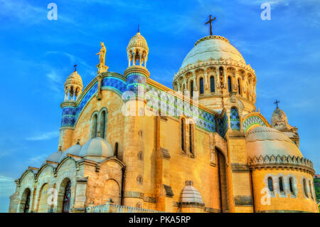 Basilique Notre-Dame d'Afrique à Alger, Algérie Banque D'Images