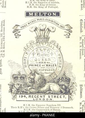 Libre à partir de la page 162 de "London (illustré). Un guide complet pour les principaux hôtels, lieux de divertissement . Un répertoire aussi . de maisons fiables dans les différentes branches du commerce" . Banque D'Images