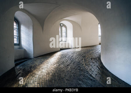 Copenhague, Danemark - 11 août, 2016. La Rundetaarn est une tour située dans le centre de Copenhague, il a été construit comme un observatoire astronomique. Banque D'Images