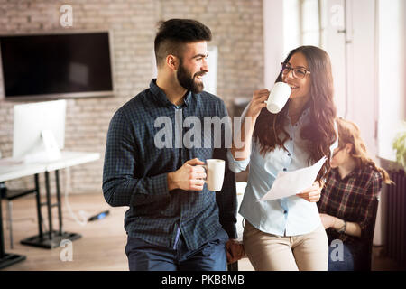 Portrait of young architects discussing in office Banque D'Images