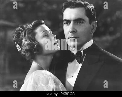 Le fil du rasoir Année : 1946 USA Réalisation : Edmund Goulding Tyrone Power , Gene Tierney Banque D'Images