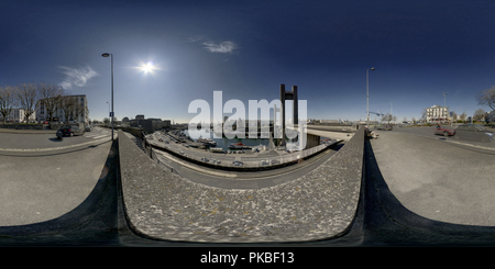 Vue panoramique à 360° de Pont sur la Penfeld Brest