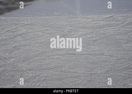 Rayures sur la surface de la texture de fond de glace Banque D'Images