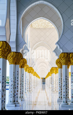 La Grande Mosquée Sheikh Zayed Banque D'Images