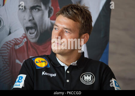 Cologne, Allemagne. Sep 11, 2018. PROKOP, chrétienne, Handball-Bundescoach PortrÃ t Portraet, portrait, portrait, image unique, seul motif, conférence de presse pour l'IHF Coupe du Monde de Handball 2019, le 11.09.2018 dans le Musée Olympique et Sportif Koeln, - | dans le monde entier l'utilisation de crédit : afp/Alamy Live News Banque D'Images