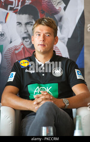 Cologne, Allemagne. Sep 11, 2018. PROKOP, chrétienne, Handball-Bundescoach PortrÃ t Portraet, portrait, portrait, image unique, seul motif, conférence de presse pour l'IHF Coupe du Monde de Handball 2019, le 11.09.2018 dans le Musée Olympique et Sportif Koeln, - | dans le monde entier l'utilisation de crédit : afp/Alamy Live News Banque D'Images