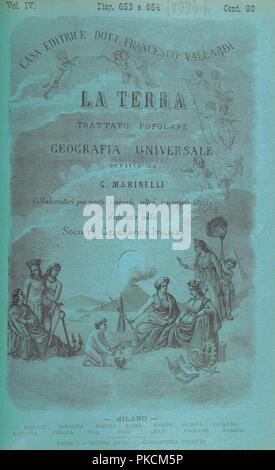 Libre à partir de la page 1103 de 'La Terra, trattato popolare di geografia universale par G. Marinelli ed altri scienziati italiani, etc. [avec illustrations et cartes.]' . Banque D'Images